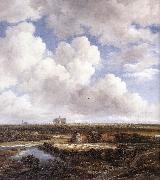 Jacob van Ruisdael View of Haarlem with Bleaching painting